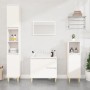 Armario de baño madera contrachapada blanco 65x33x60 cm de vidaXL, Muebles de baño - Ref: Foro24-819820, Precio: 59,31 €, Des...