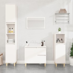 White plywood bathroom cabinet 65x33x60 cm by vidaXL, Bathroom furniture - Ref: Foro24-819820, Price: 59,31 €, Discount: %