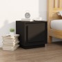 Black plywood nightstand 44x35x45 cm by vidaXL, Nightstands - Ref: Foro24-819838, Price: 35,74 €, Discount: %