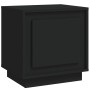 Black plywood nightstand 44x35x45 cm by vidaXL, Nightstands - Ref: Foro24-819838, Price: 35,74 €, Discount: %