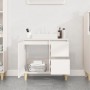 Armario de baño madera contrachapada blanco 65x33x60 cm de vidaXL, Muebles de baño - Ref: Foro24-819820, Precio: 59,31 €, Des...