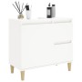 Armario de baño madera contrachapada blanco 65x33x60 cm de vidaXL, Muebles de baño - Ref: Foro24-819820, Precio: 59,31 €, Des...