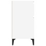 vidaxL Mesita de noche blanca 40x35x70 cm de vidaXL, Mesitas de noche - Ref: Foro24-819708, Precio: 48,99 €, Descuento: %