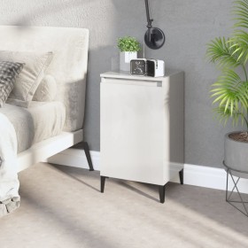 Bedside table made of glossy white plywood, measuring 40x35x70 cm. by vidaXL, Nightstands - Ref: Foro24-819648, Price: 46,67 ...