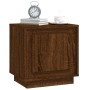 Oak brown plywood bedside table 44x35x45 cm by vidaXL, Nightstands - Ref: Foro24-819850, Price: 35,74 €, Discount: %