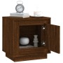 Oak brown plywood bedside table 44x35x45 cm by vidaXL, Nightstands - Ref: Foro24-819850, Price: 35,74 €, Discount: %