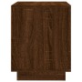 Mesita de noche madera contrachapada marrón roble 44x35x45 cm de vidaXL, Mesitas de noche - Ref: Foro24-819850, Precio: 35,74...