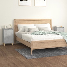 Bedside tables 2 pcs concrete gray wood 40x35x70 cm by vidaXL, Nightstands - Ref: Foro24-819637, Price: 71,99 €, Discount: %