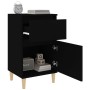 vidaxL Black bedside tables 2 units 40x35x70 cm by vidaXL, Nightstands - Ref: Foro24-819695, Price: 79,70 €, Discount: %