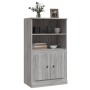 Gray Sonoma plywood sideboard 60x35.5x103.5 cm by vidaXL, Sideboards - Ref: Foro24-816318, Price: 81,53 €, Discount: %