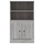 Gray Sonoma plywood sideboard 60x35.5x103.5 cm by vidaXL, Sideboards - Ref: Foro24-816318, Price: 81,53 €, Discount: %