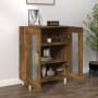 Aparador de madera de ingeniería roble ahumado 69,5x34x90 cm de vidaXL, Aparadores - Ref: Foro24-817333, Precio: 77,99 €, Des...