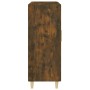 Aparador de madera de ingeniería roble ahumado 69,5x34x90 cm de vidaXL, Aparadores - Ref: Foro24-817333, Precio: 77,99 €, Des...