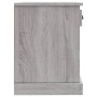 Mesita de noche color gris Sonoma 43x36x60 cm de vidaXL, Mesitas de noche - Ref: Foro24-816356, Precio: 46,17 €, Descuento: %