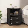 Black bedside table 43x36x60 cm by vidaXL, Nightstands - Ref: Foro24-816330, Price: 58,99 €, Discount: %