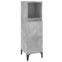 Badezimmerschrank Sperrholz grauer Beton 30x30x100 cm von vidaXL, Badezimmermöbel - Ref: Foro24-819816, Preis: 58,69 €, Rabat...