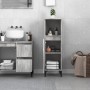 Bathroom cabinet made of gray concrete plywood, 30x30x100 cm. by vidaXL, Bathroom furniture - Ref: Foro24-819816, Price: 59,1...