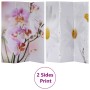 Folding room divider screen with flowers 120x170 cm by vidaXL, Room dividers - Ref: Foro24-240475, Price: 87,06 €, Discount: %