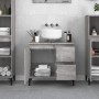 Armario de baño madera contrachapada gris Sonoma 65x33x60 cm de vidaXL, Muebles de baño - Ref: Foro24-819834, Precio: 77,91 €...