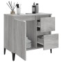 Armario de baño madera contrachapada gris Sonoma 65x33x60 cm de vidaXL, Muebles de baño - Ref: Foro24-819834, Precio: 77,91 €...