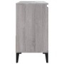 Sonoma gray plywood bathroom cabinet 65x33x60 cm by vidaXL, Bathroom furniture - Ref: Foro24-819834, Price: 77,91 €, Discount: %