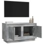 TV stand made of gray concrete plywood, measuring 80x35x45 cm. by vidaXL, TV Furniture - Ref: Foro24-819856, Price: 49,40 €, ...