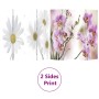 Folding room divider screen 160x170 cm with flowers by vidaXL, Room dividers - Ref: Foro24-240477, Price: 101,28 €, Discount: %