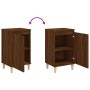 Bedside tables 2 units wood oak brown color 40x35x70 cm by vidaXL, Nightstands - Ref: Foro24-819643, Price: 74,19 €, Discount: %