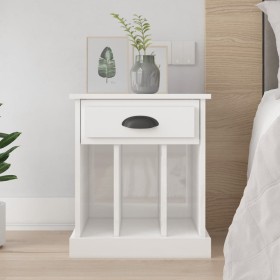 Glossy white nightstand 43x36x50 cm by vidaXL, Nightstands - Ref: Foro24-816348, Price: 48,99 €, Discount: %