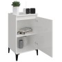 Nightstands 2 pcs glossy white wood 40x35x70 cm by vidaXL, Nightstands - Ref: Foro24-819649, Price: 54,69 €, Discount: %