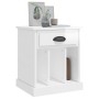 Glossy white nightstand 43x36x50 cm by vidaXL, Nightstands - Ref: Foro24-816348, Price: 34,16 €, Discount: %