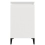 Nightstands 2 pcs glossy white wood 40x35x70 cm by vidaXL, Nightstands - Ref: Foro24-819649, Price: 54,69 €, Discount: %