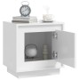 Nightstands 2 pcs glossy white wood 44x35x45 cm by vidaXL, Nightstands - Ref: Foro24-819841, Price: 50,30 €, Discount: %