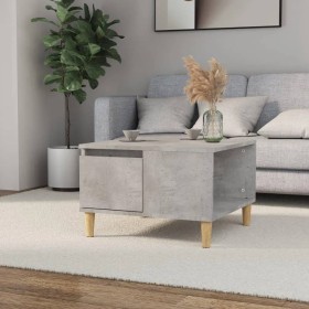 Concrete gray plywood coffee table 55x55x36.5 cm by vidaXL, Coffee table - Ref: Foro24-821080, Price: 51,99 €, Discount: %