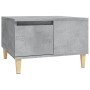 Mesa de centro madera contrachapada gris hormigón 55x55x36,5 cm de vidaXL, Mesas de centro - Ref: Foro24-821080, Precio: 51,9...