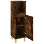 Smoked oak plywood bathroom cabinet 30x30x100 cm by vidaXL, Bathroom furniture - Ref: Foro24-819809, Price: 51,99 €, Discount: %