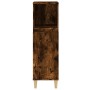 Smoked oak plywood bathroom cabinet 30x30x100 cm by vidaXL, Bathroom furniture - Ref: Foro24-819809, Price: 51,99 €, Discount: %