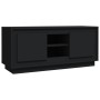 Mueble de TV madera contrachapada negro 102x35x45 cm de vidaXL, Muebles TV - Ref: Foro24-819861, Precio: 61,15 €, Descuento: %