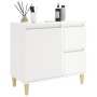 Armario de baño madera contrachapada blanco 65x33x60 cm de vidaXL, Muebles de baño - Ref: Foro24-819822, Precio: 86,95 €, Des...