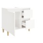 Armario de baño madera contrachapada blanco 65x33x60 cm de vidaXL, Muebles de baño - Ref: Foro24-819822, Precio: 86,95 €, Des...