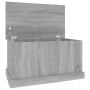 Gray Sonoma plywood storage trunk 70x40x38 cm by vidaXL, Storage trunks - Ref: Foro24-816510, Price: 52,79 €, Discount: %