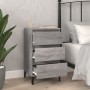 Bedside table made of gray Sonoma plywood, measuring 40x35x70 cm. by vidaXL, Nightstands - Ref: Foro24-819674, Price: 62,28 €...