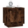 Mesitas noche 2 uds madera contrachapada roble humo 44x35x45 cm de vidaXL, Mesitas de noche - Ref: Foro24-819847, Precio: 55,...