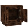 Mesitas noche 2 uds madera contrachapada roble humo 44x35x45 cm de vidaXL, Mesitas de noche - Ref: Foro24-819847, Precio: 55,...