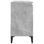 Armario de baño madera contrachapada gris hormigón 65x33x60 cm de vidaXL, Muebles de baño - Ref: Foro24-819832, Precio: 70,64...