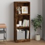 3-tier smoked oak plywood shelf 40x24x109 cm by vidaXL, Bookcases and shelves - Ref: Foro24-819254, Price: 37,01 €, Discount: %