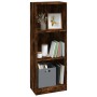 3-tier smoked oak plywood shelf 40x24x109 cm by vidaXL, Bookcases and shelves - Ref: Foro24-819254, Price: 37,01 €, Discount: %