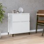 White plywood sideboard 60x35x70 cm by vidaXL, Sideboards - Ref: Foro24-819684, Price: 62,56 €, Discount: %