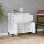 Weißes Sperrholz-Sideboard 60x35x70 cm von vidaXL, Sideboards - Ref: Foro24-819684, Preis: 62,56 €, Rabatt: %