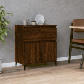 Oak brown plywood sideboard 60x35x70 cm by vidaXL, Sideboards - Ref: Foro24-819691, Price: 69,20 €, Discount: %